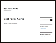 Tablet Screenshot of bestforexalerts.com